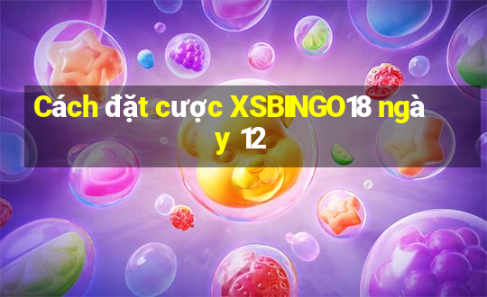 Cách đặt cược XSBINGO18 ngày 12