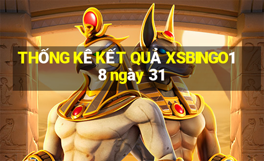 THỐNG KÊ KẾT QUẢ XSBINGO18 ngày 31