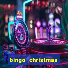 bingo christmas holidays 2022