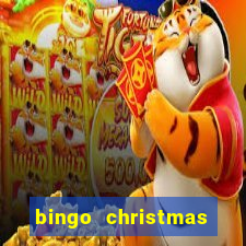 bingo christmas holidays 2022