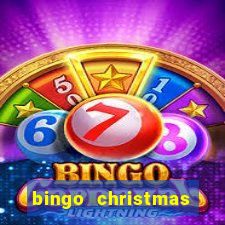 bingo christmas holidays 2022