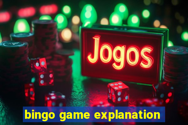 bingo game explanation