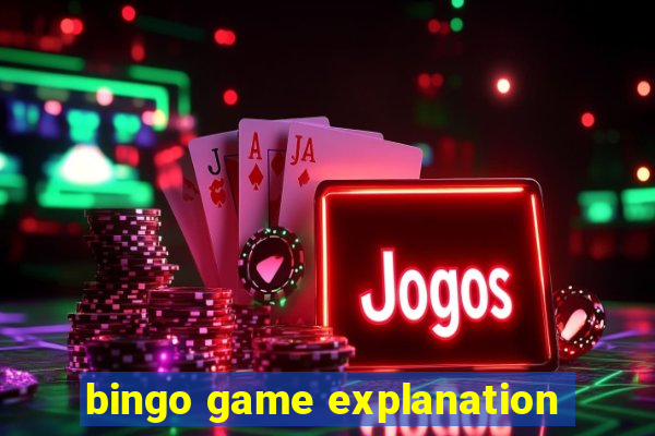 bingo game explanation