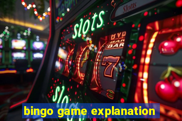 bingo game explanation