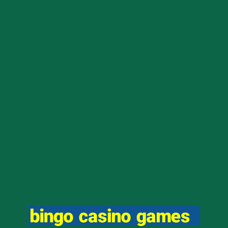 bingo casino games