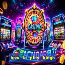 how to play bingo in casino