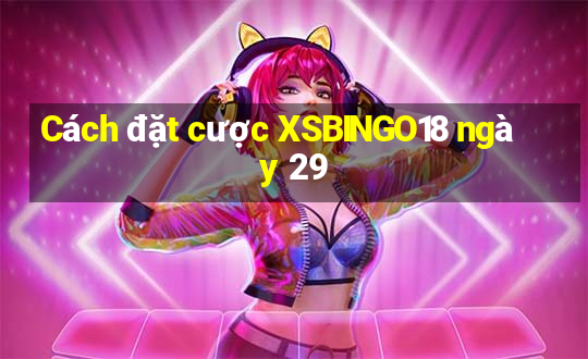 Cách đặt cược XSBINGO18 ngày 29